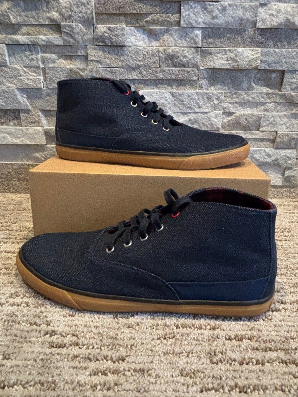 Ben Sherman Men’s Denim Ankle Shoes